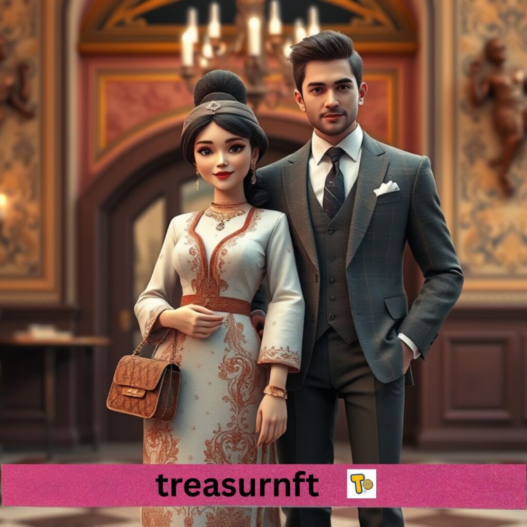 Caption for Traditional Look for Couple
