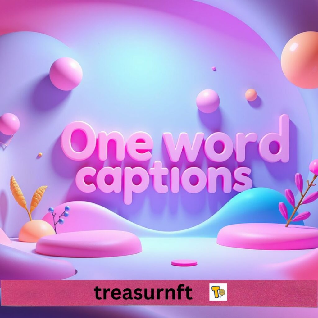 One Word Aesthetic Captions for Instagram