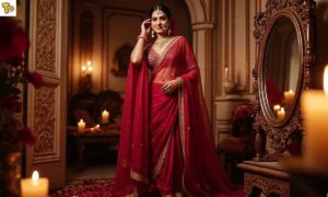 Indian Wedding Saree Captions: Weaving Love