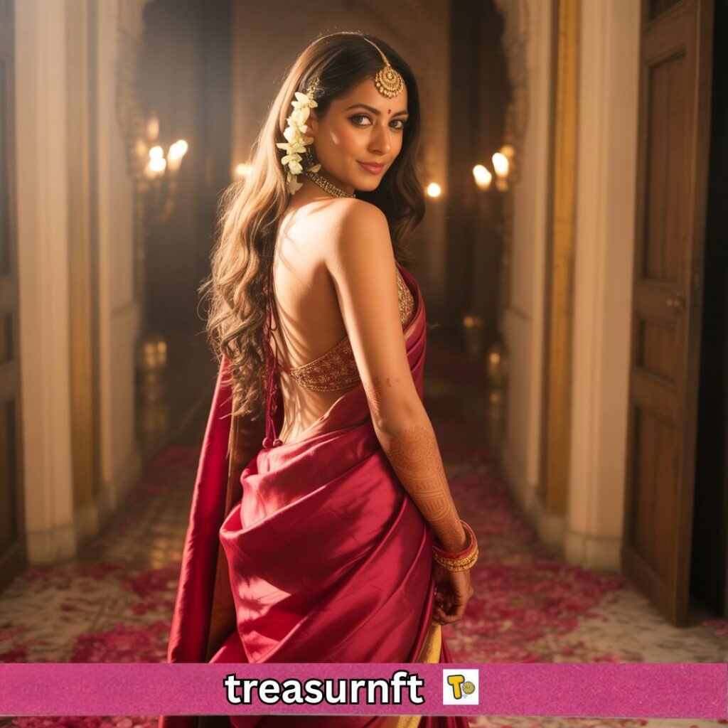 Indian Wedding Saree Captions for Girl